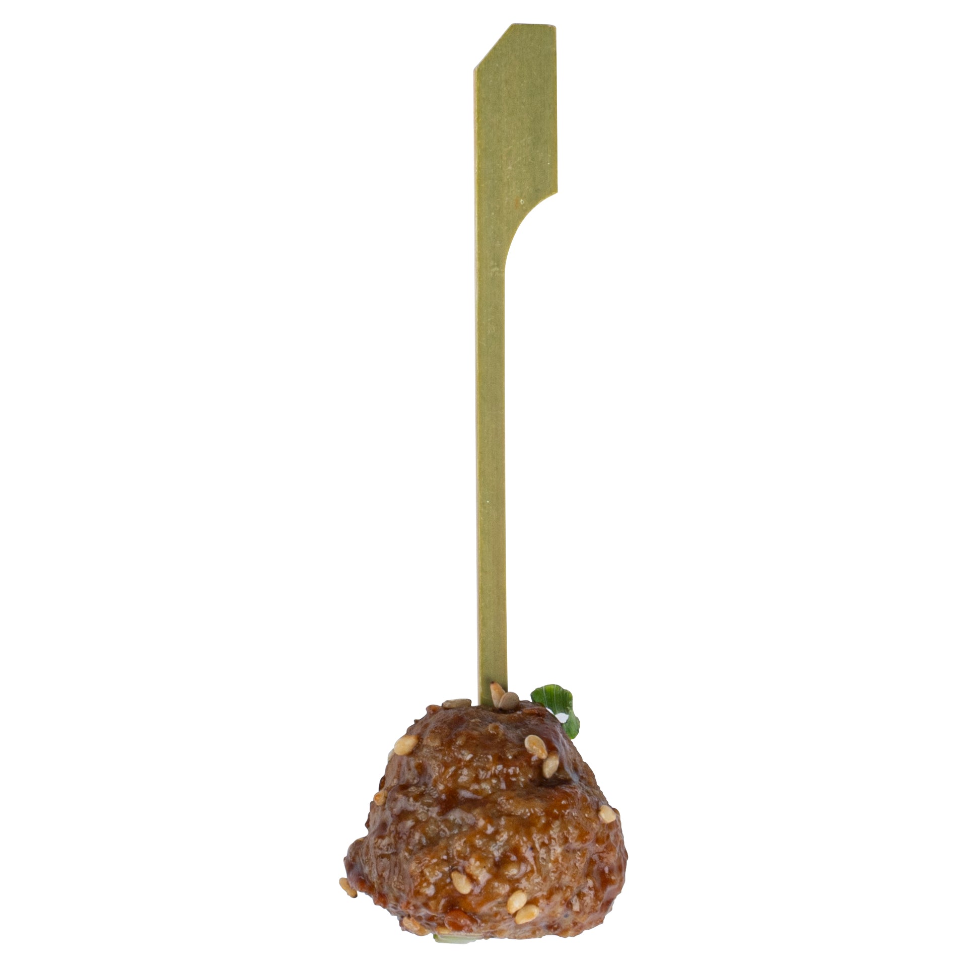 Pixy Natural Bamboo Paddle Pick - 4" - 1000 count box