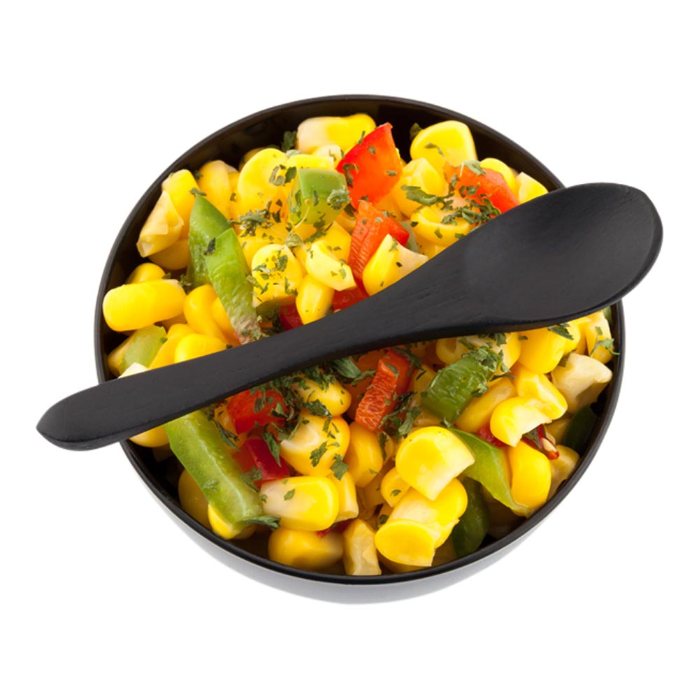 Bambuddha Black Bamboo Mini Spoon - 3 1/2" - 100 count box