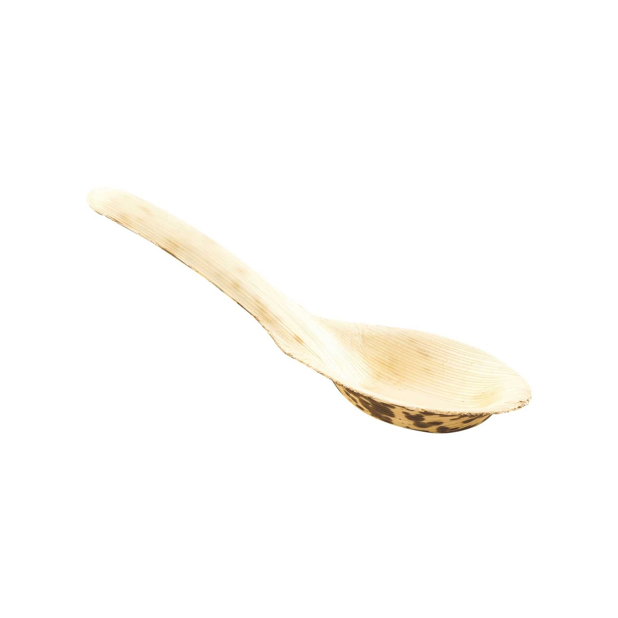 Bambuddha Leaf Spoon - Bamboo - 5" x 1 1/2" x 1 1/2" - 100 count box