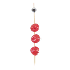 Pixy Silver Bamboo Sphere Skewer - 6