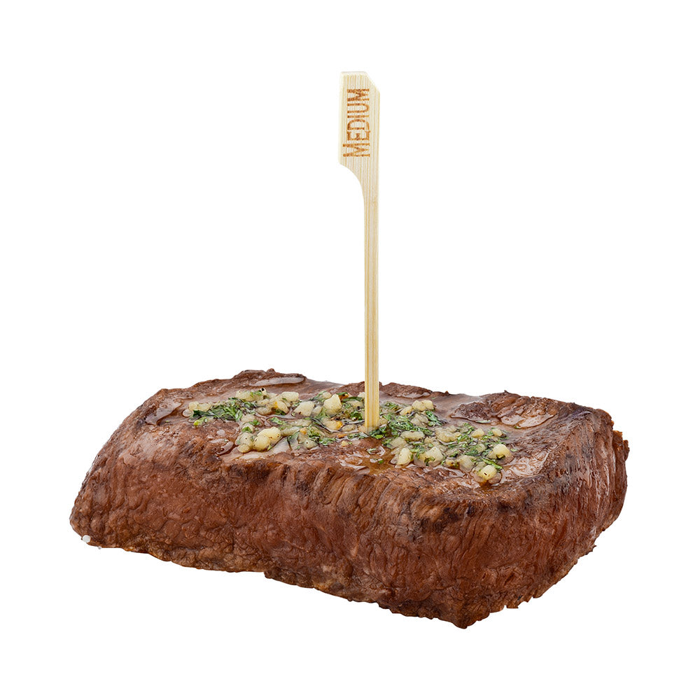 RW Smart Natural Bamboo Paddle Pick / Food Marker - Medium - 4" - 1000 count box