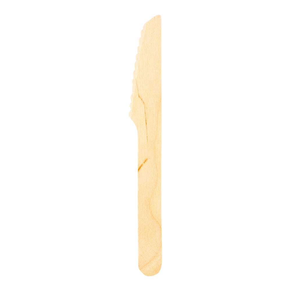 Taipei Natural Wood Knife - 5 1/2" x 3/4" - 10000 count box