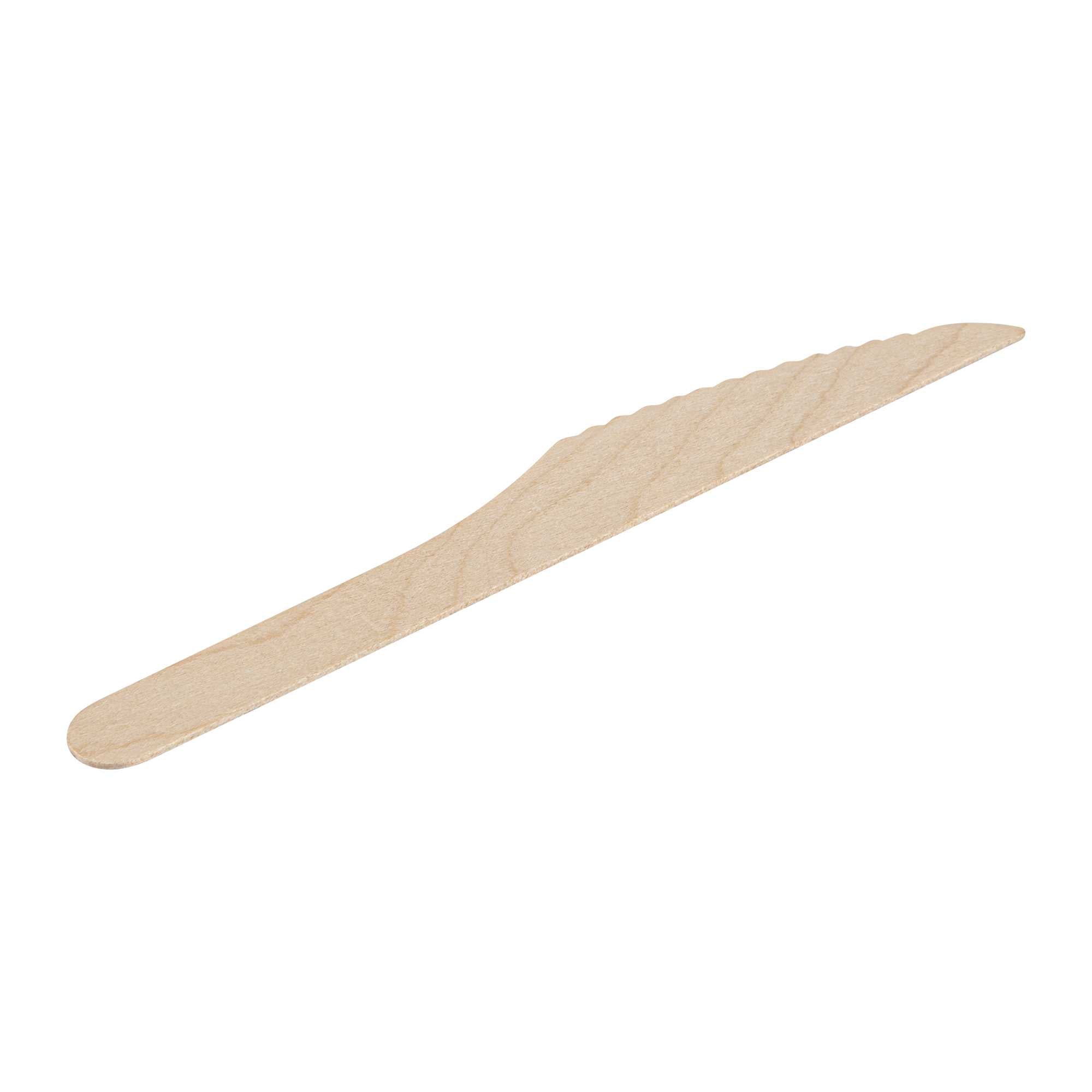 Taipei Natural Wood Knife - 6 1/2" x 3/4" - 5000 count box
