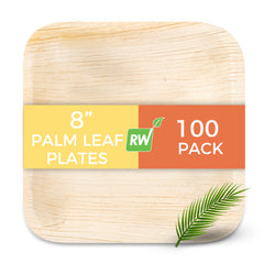 Indo Square Natural Palm Leaf Plate - 8