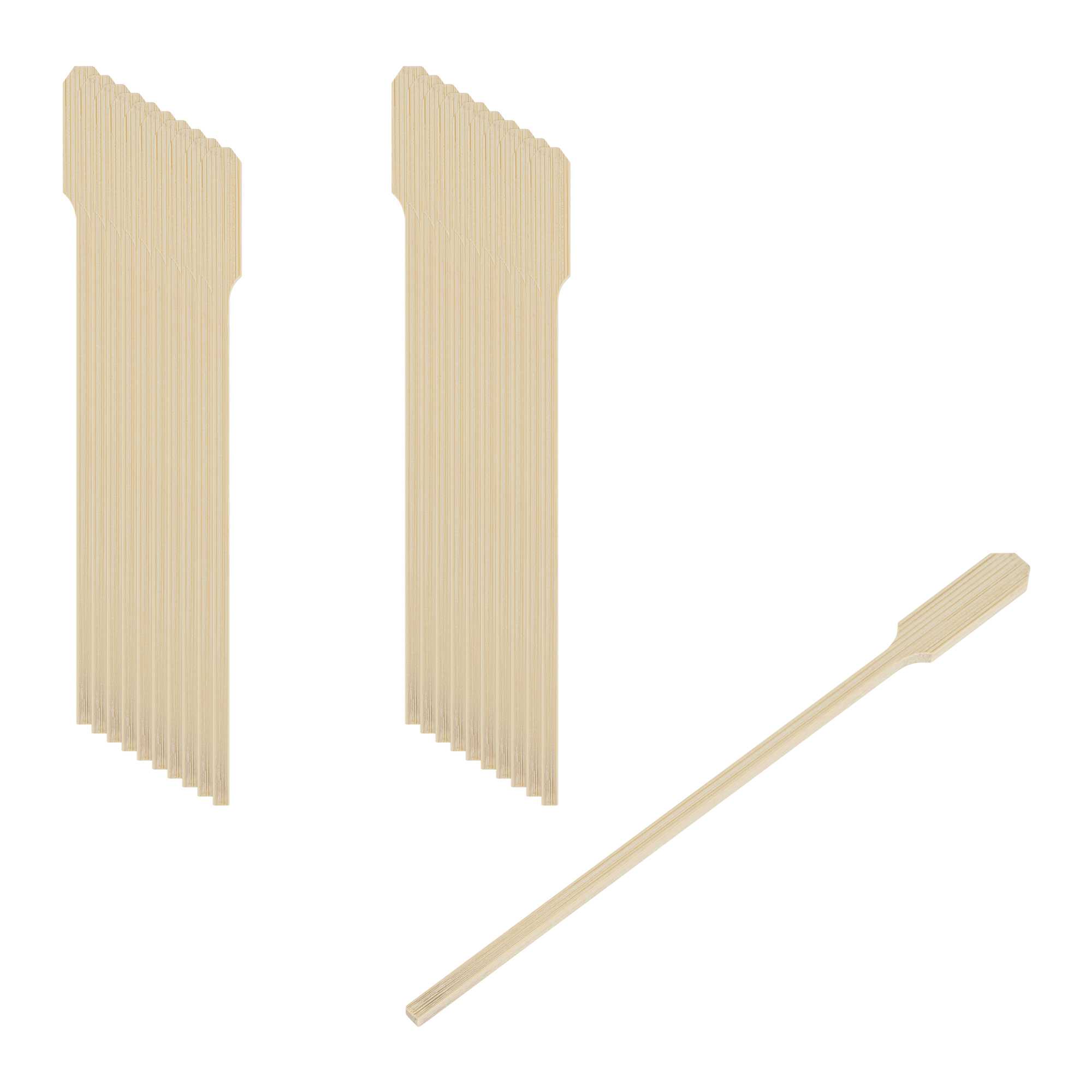 Restpresso Natural Bamboo Paddle Coffee Stirrer - 6" - 10000 count box