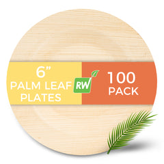 Indo Round Natural Palm Leaf Plate - 6