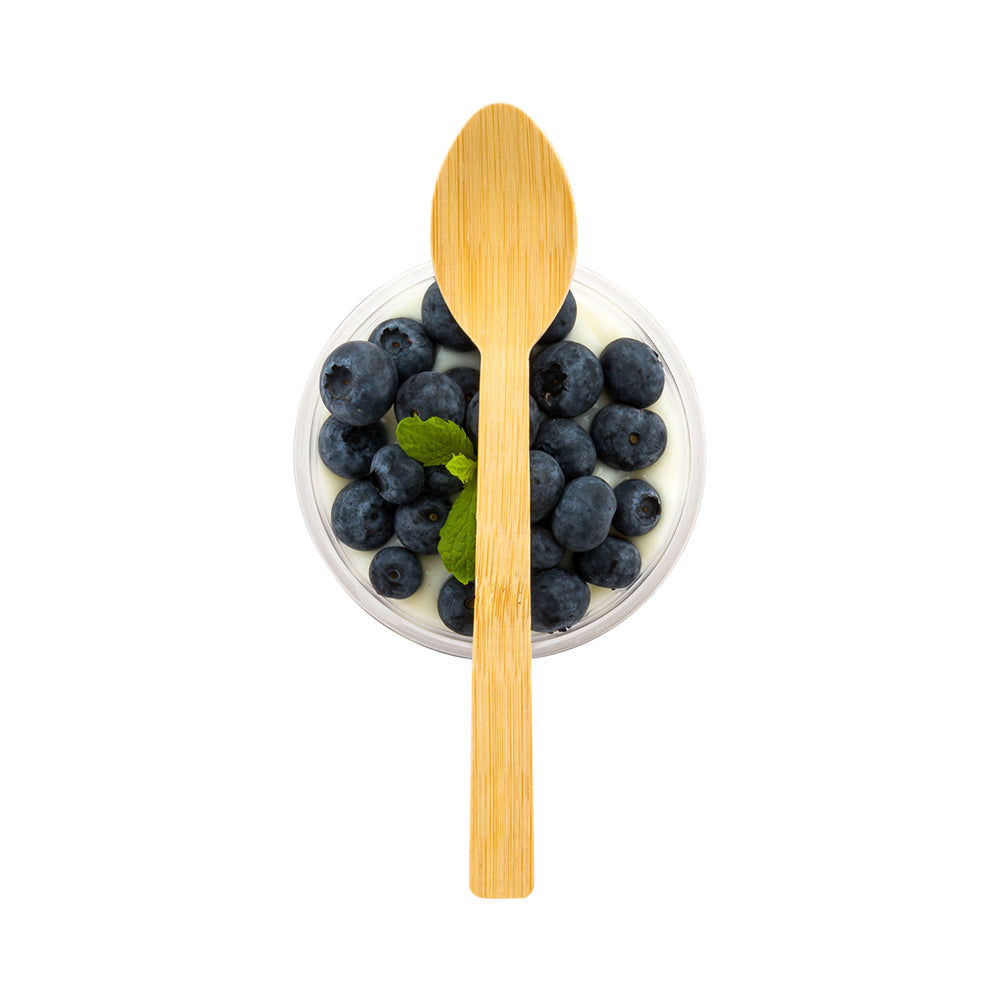 Bambuddha Natural Bamboo Disposable Spoon - 6 3/4" x 1 1/4" x 1/2" - 500 count box
