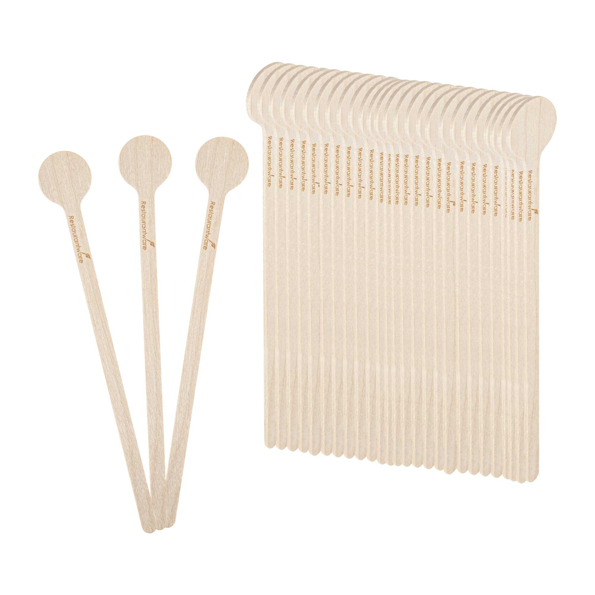 Restpresso Natural Wood Coffee Stirrer - 6" - 1000 count box