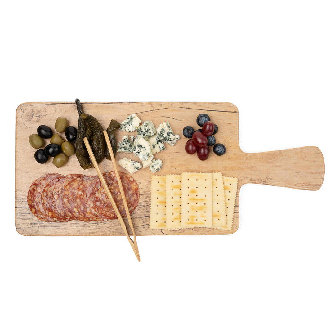 Bambuddha Natural Bamboo Curved Tong - 7" - 10 count box