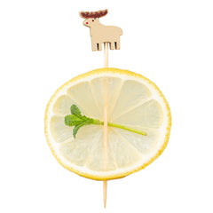 Pixy Natural Bamboo Rudolph Pick - 3 1/2