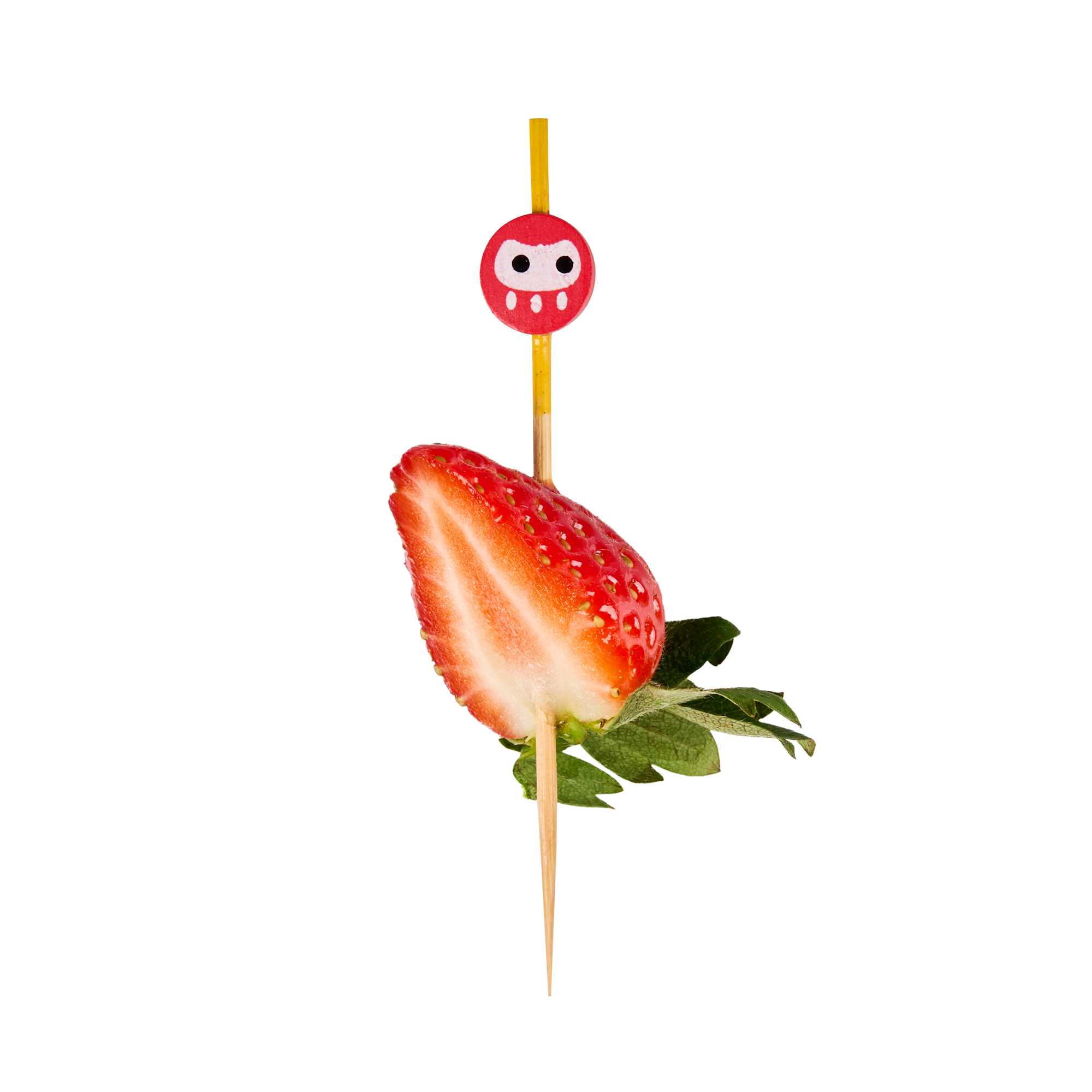 Pixy Pink Bamboo Ninja Pick - 3 1/2" - 1000 count box