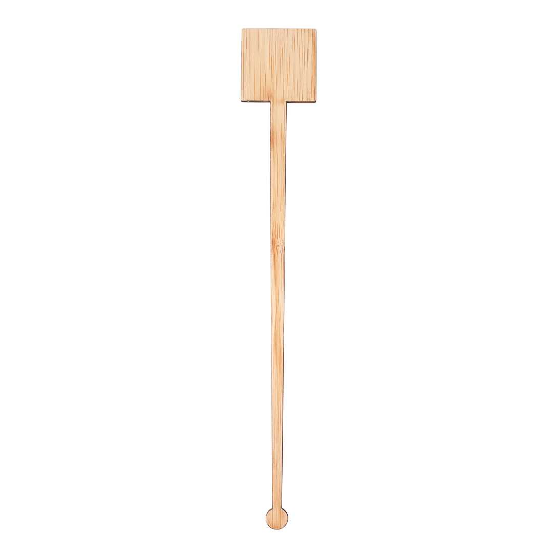 Restpresso Natural Bamboo Coffee Stirrer - Square Top - 7" - 5000 count box