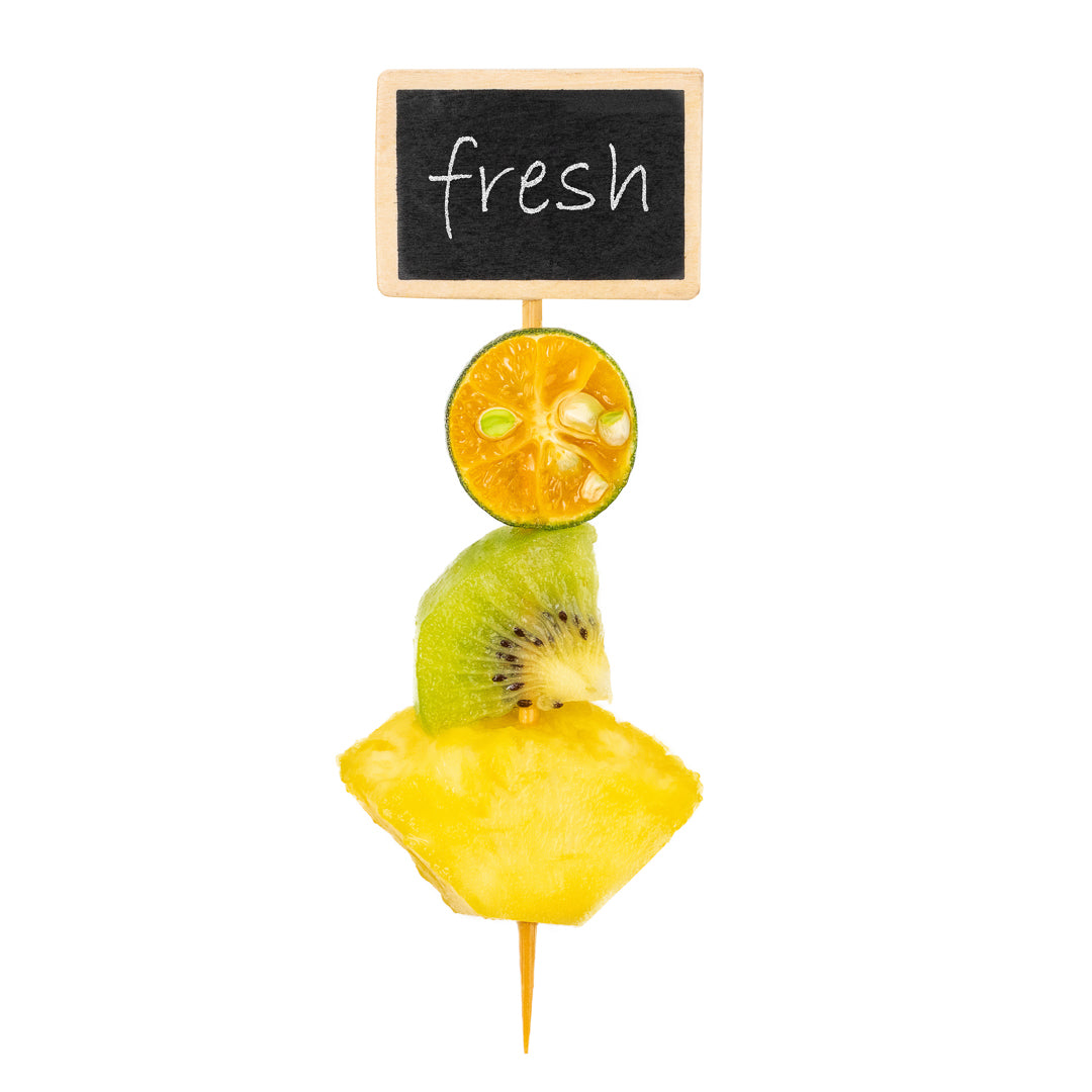 Bamboo Framed Chalkboard Skewer - 6" - 1000 count box