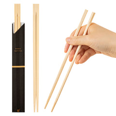 Bambuddha Natural Bamboo Twin Chopsticks - with Paper Sleeve - 9