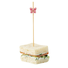 Pixy Pink Bamboo Butterfly Pick - 4 3/4