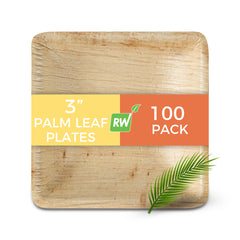 Indo Square Natural Palm Leaf Plate - 3