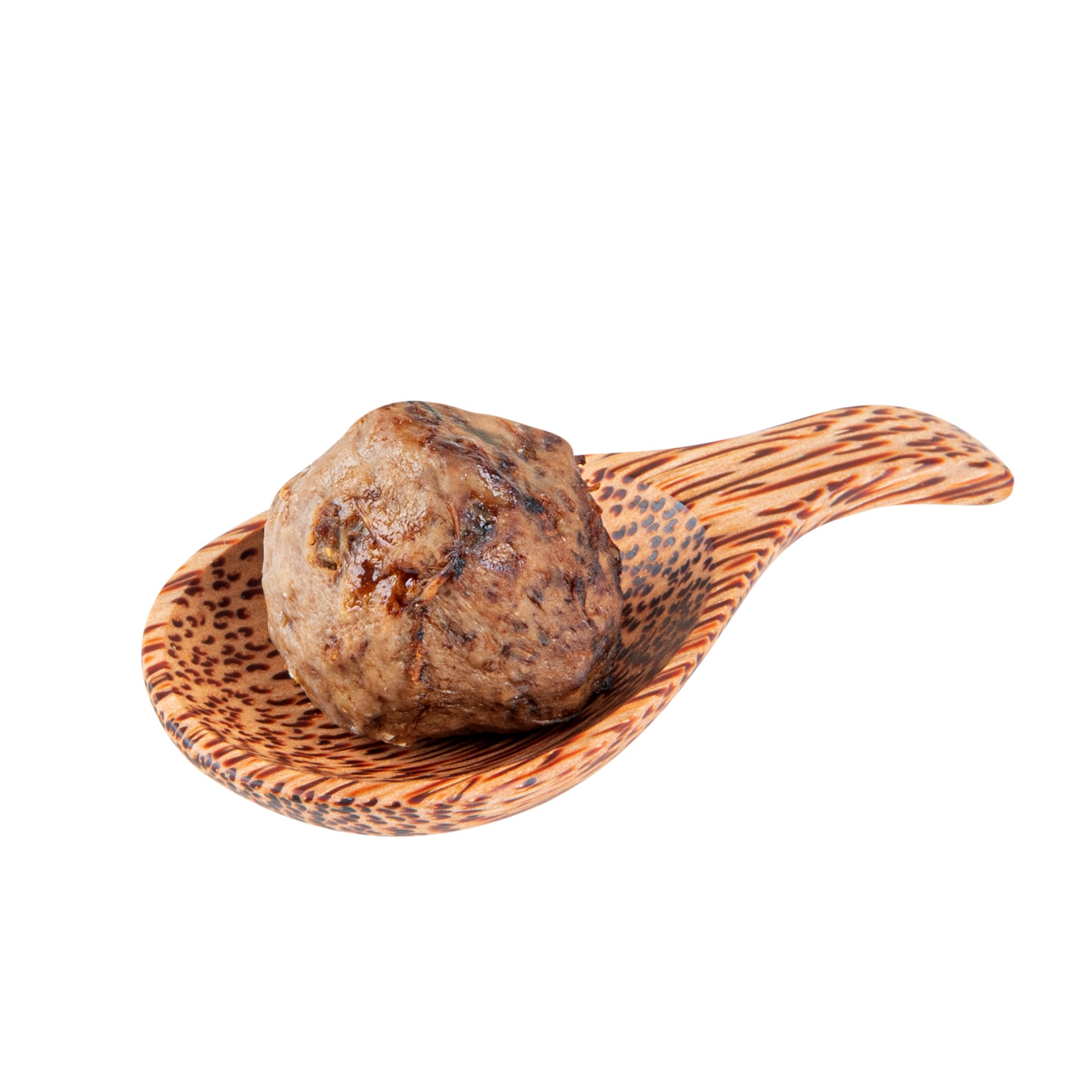 Coco Casa Natural Handmade Coconut Spoon / Scoop - 3 3/4" x 1 3/4" x 3 1/4" - 4 count box