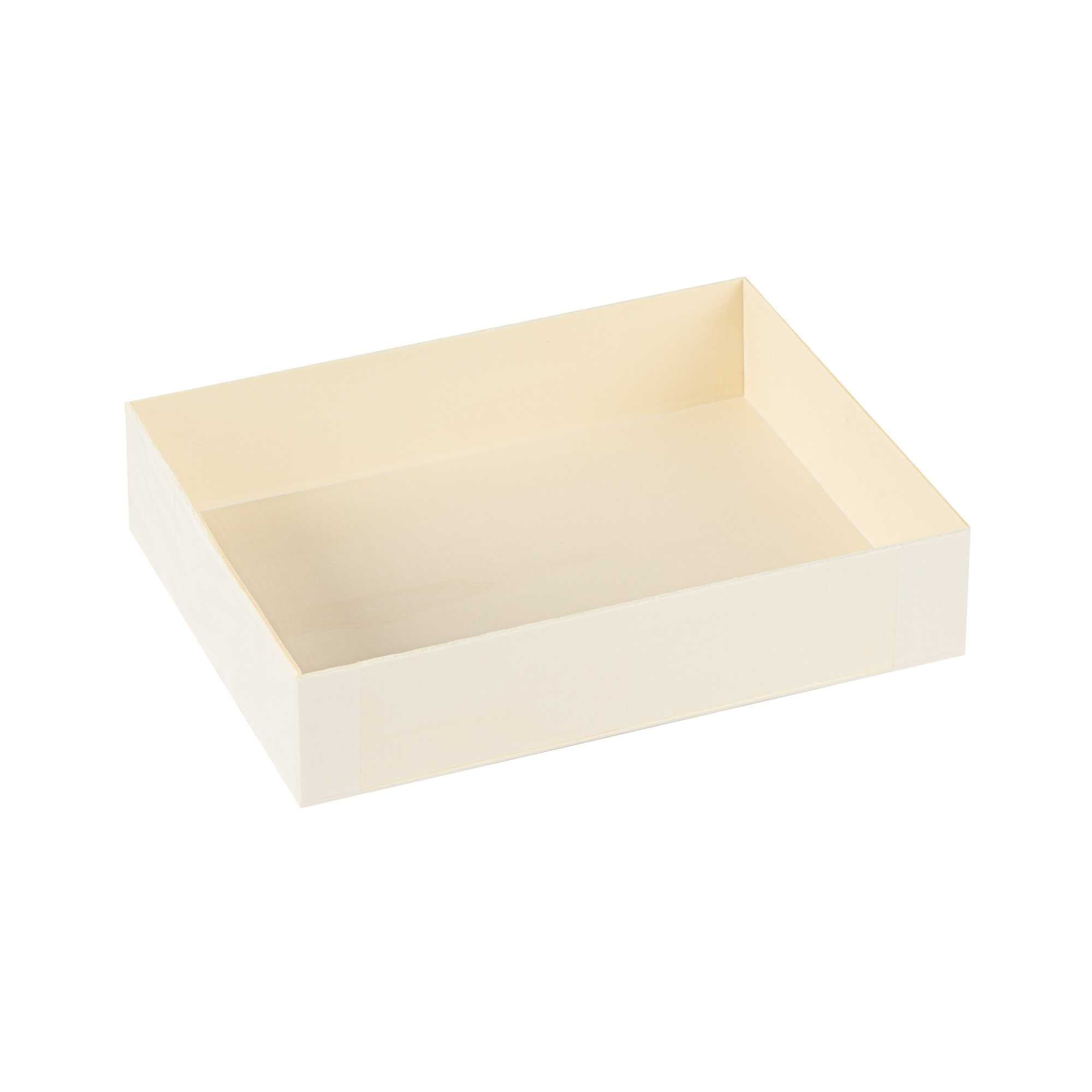 Taipei 24 oz Rectangle Natural Poplar Bento Box - 6 1/2" x 4 3/4" x 1 1/2" - 10 count box