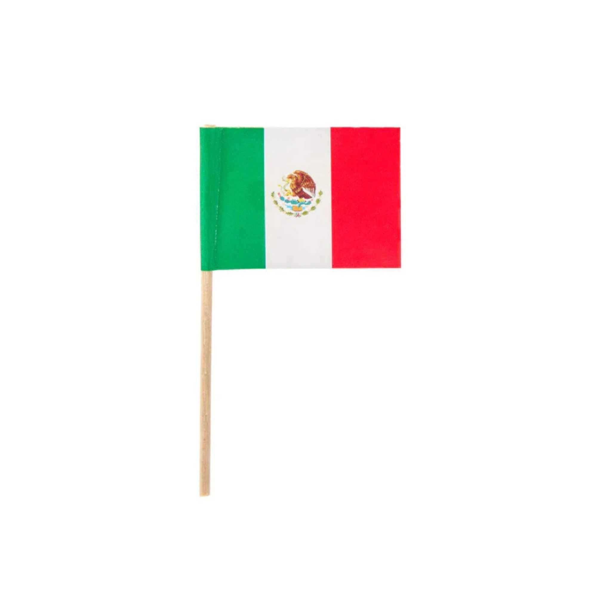 Chef 101 Mexican Flag Food Pick - 2 1/2" - 100 count box