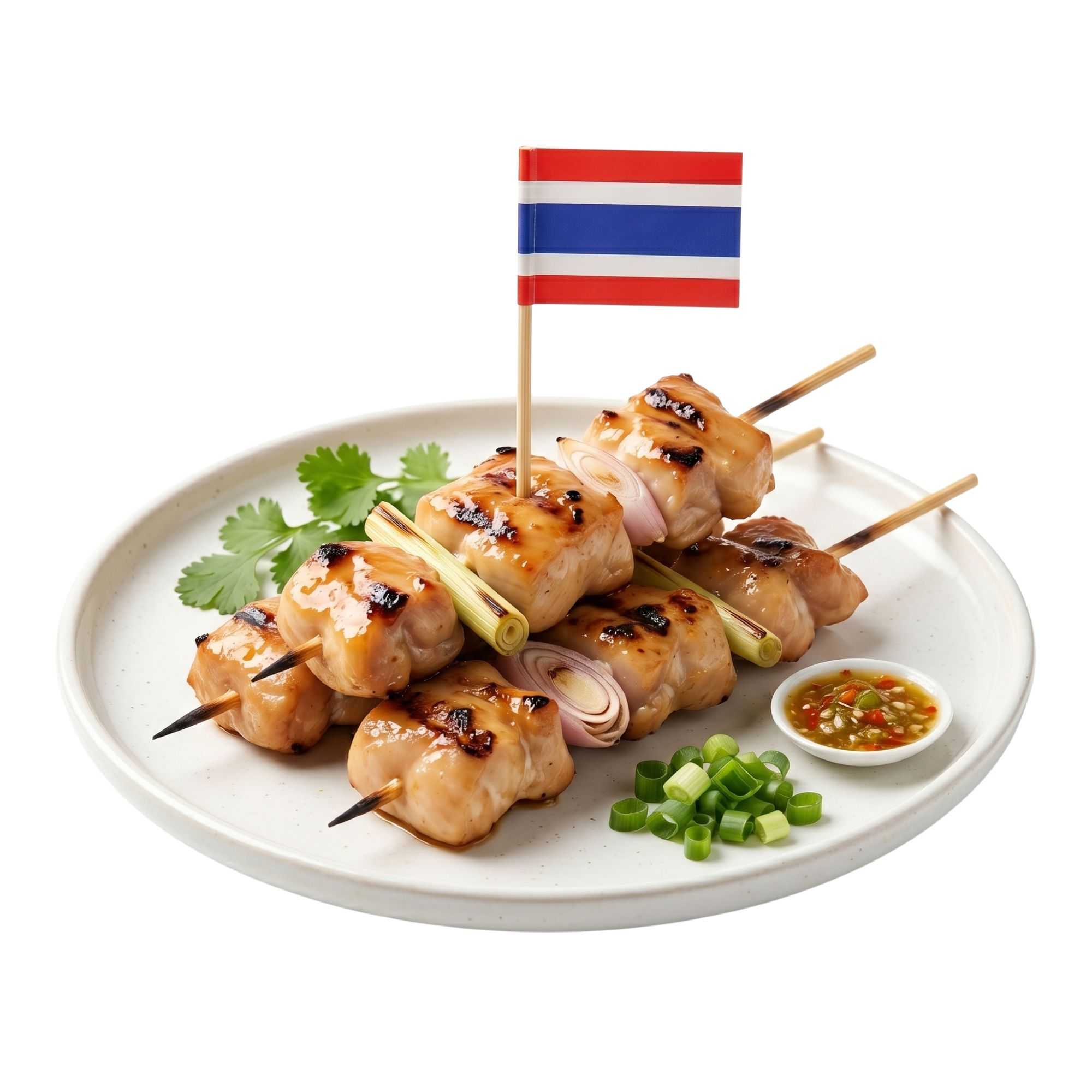 Chef 101 Thai Flag Food Pick - 2 1/2" - 100 count box