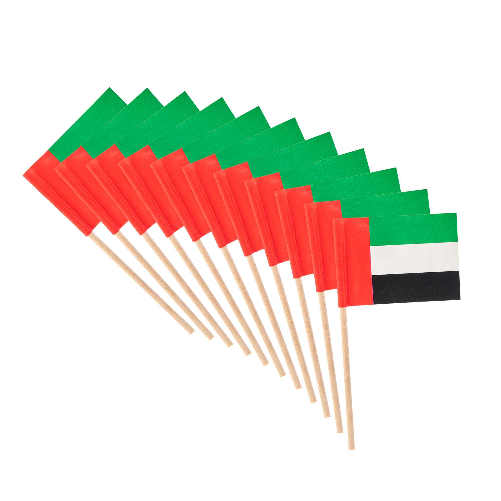 Chef 101 United Arab Emirates Flag Food Pick - 2 1/2" - 100 count box