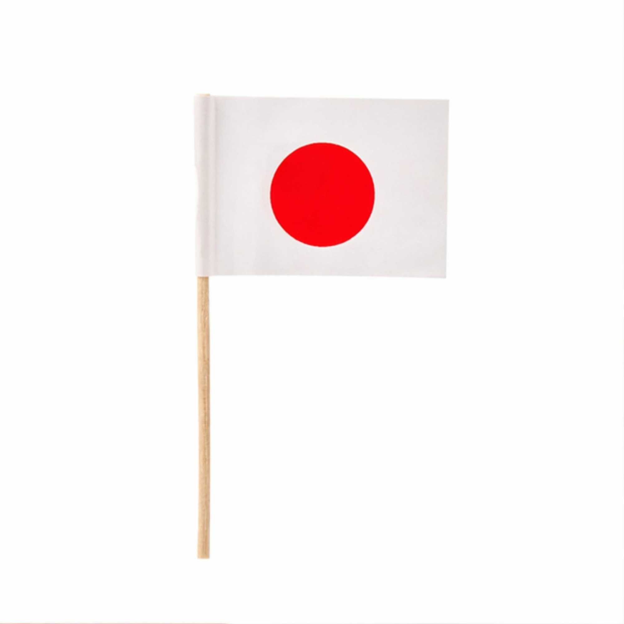 Chef 101 Japanese Flag Food Pick - 2 1/2" - 100 count box