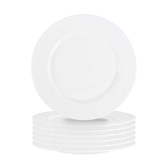 German Standard Round Beige Mesh Embossed Porcelain Dinner Plate - 12 1/2