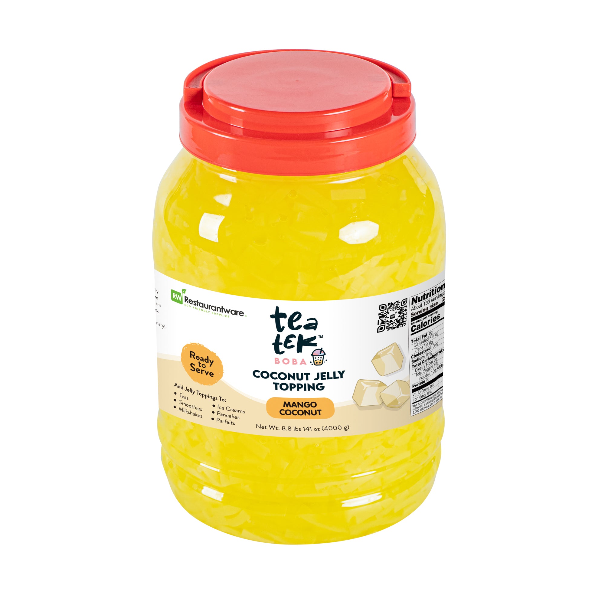 Tea Tek 8.8 lb Jelly Topping - Mango Coconut - 1 count box