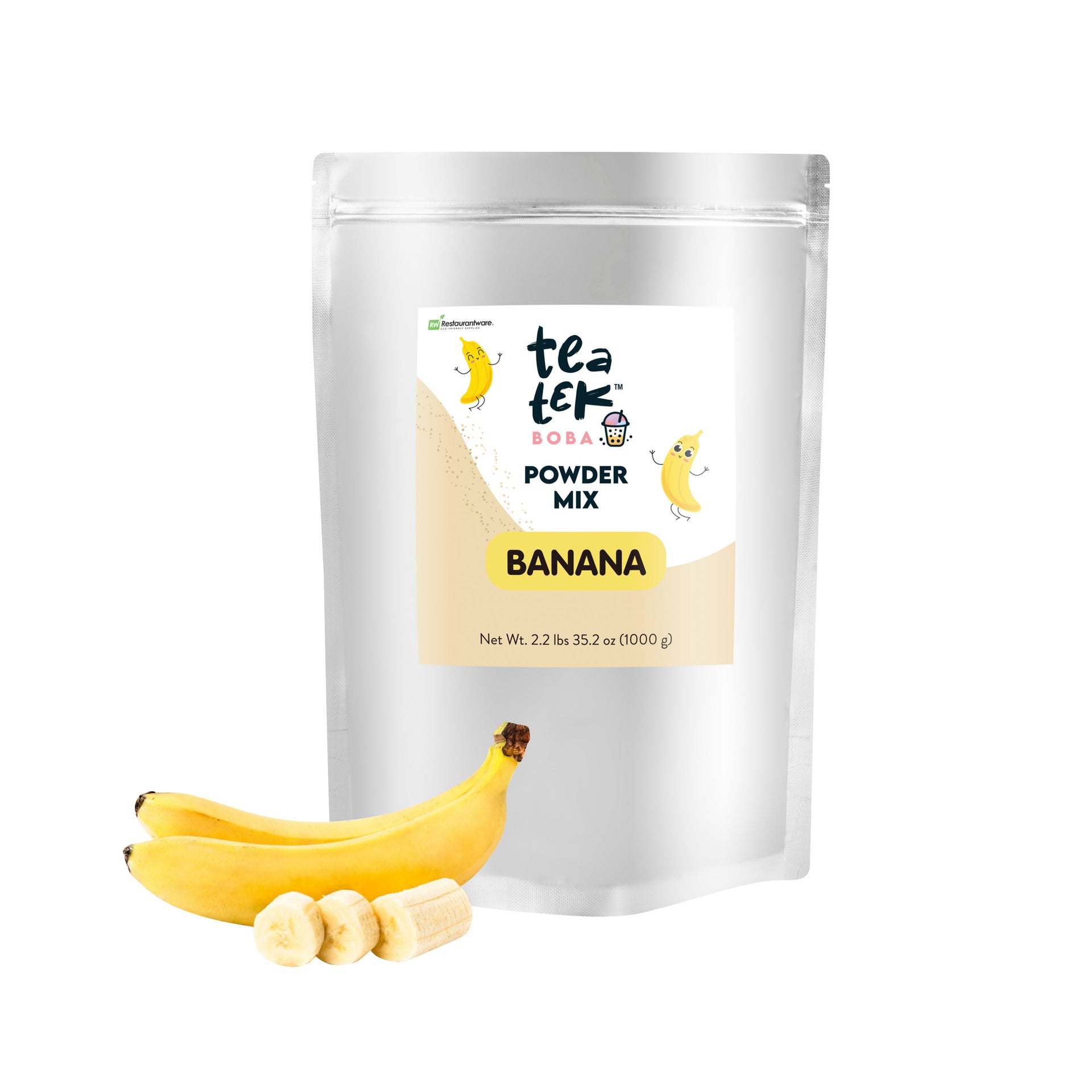 Tea Tek 35 oz Banana Powder Mix - 10 count box
