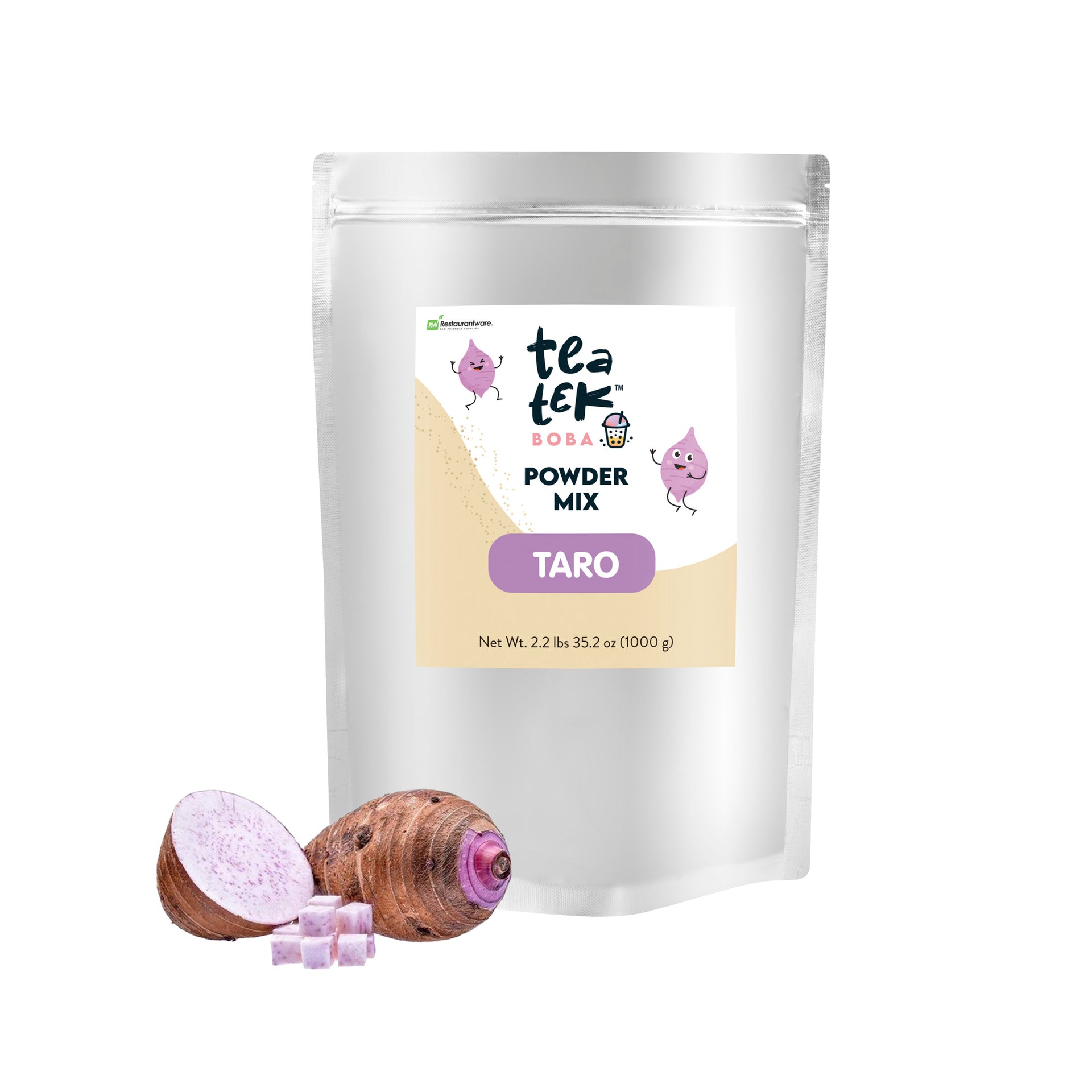 Tea Tek 35.2 oz Taro Powder Mix - 10 count box