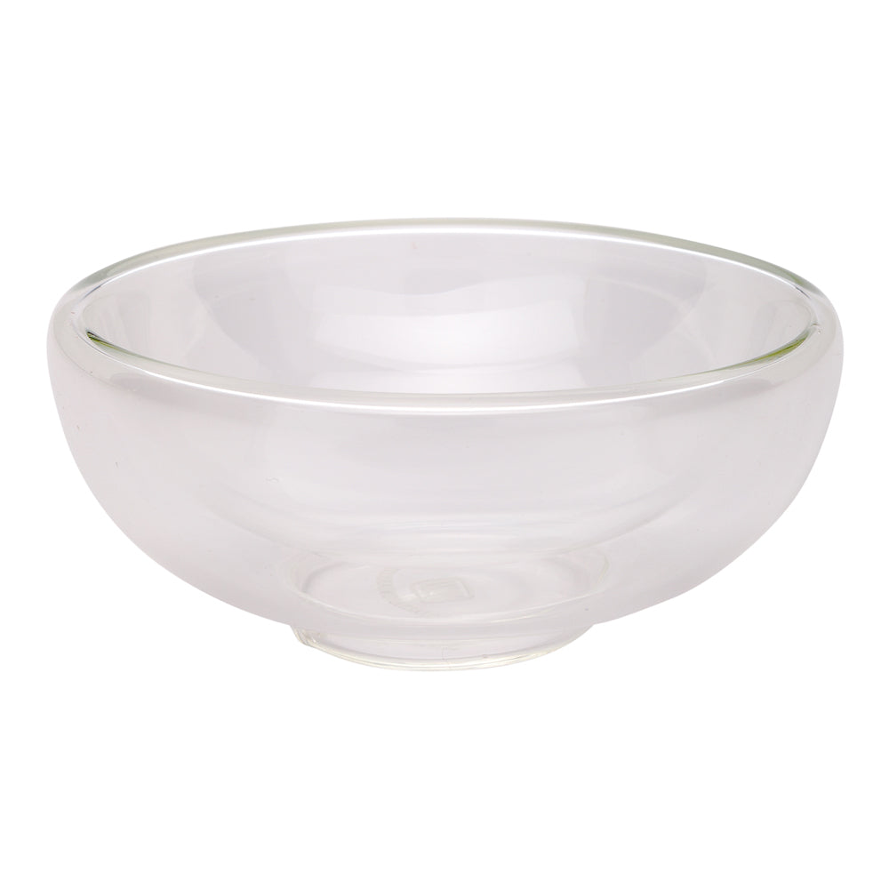 Forma Professional 1 oz Round Glass Amuse Bouche Tasting Cup - Double Wall - 2 3/4" x 2 3/4" x 1 1/4" - 10 count box