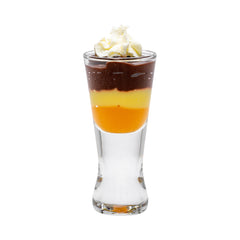 Forma professional 2 oz Concave Dessert Shot Glass - 1 3/4