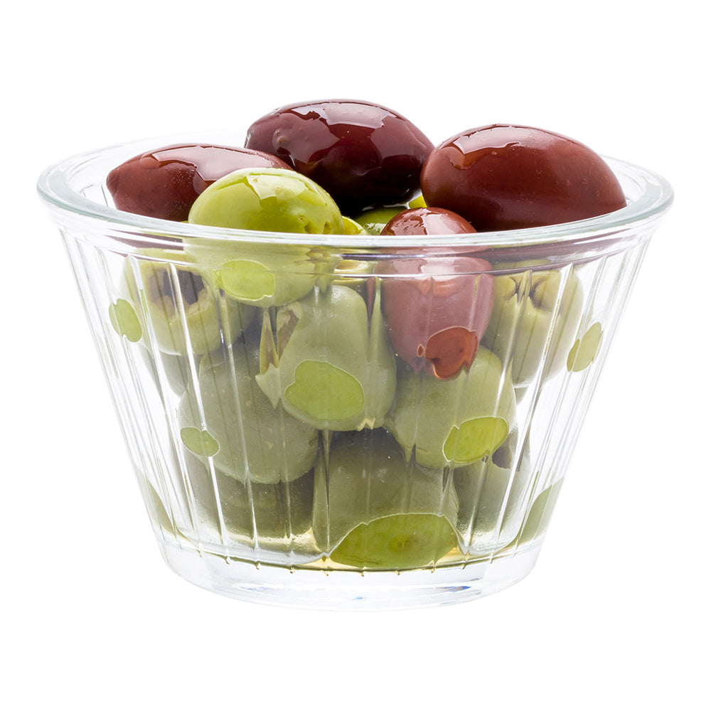 Vetri 6 oz Glass Small Bowl - Fluted - 3 1/2" x 3 1/2" x 2 1/4" - 60 count box