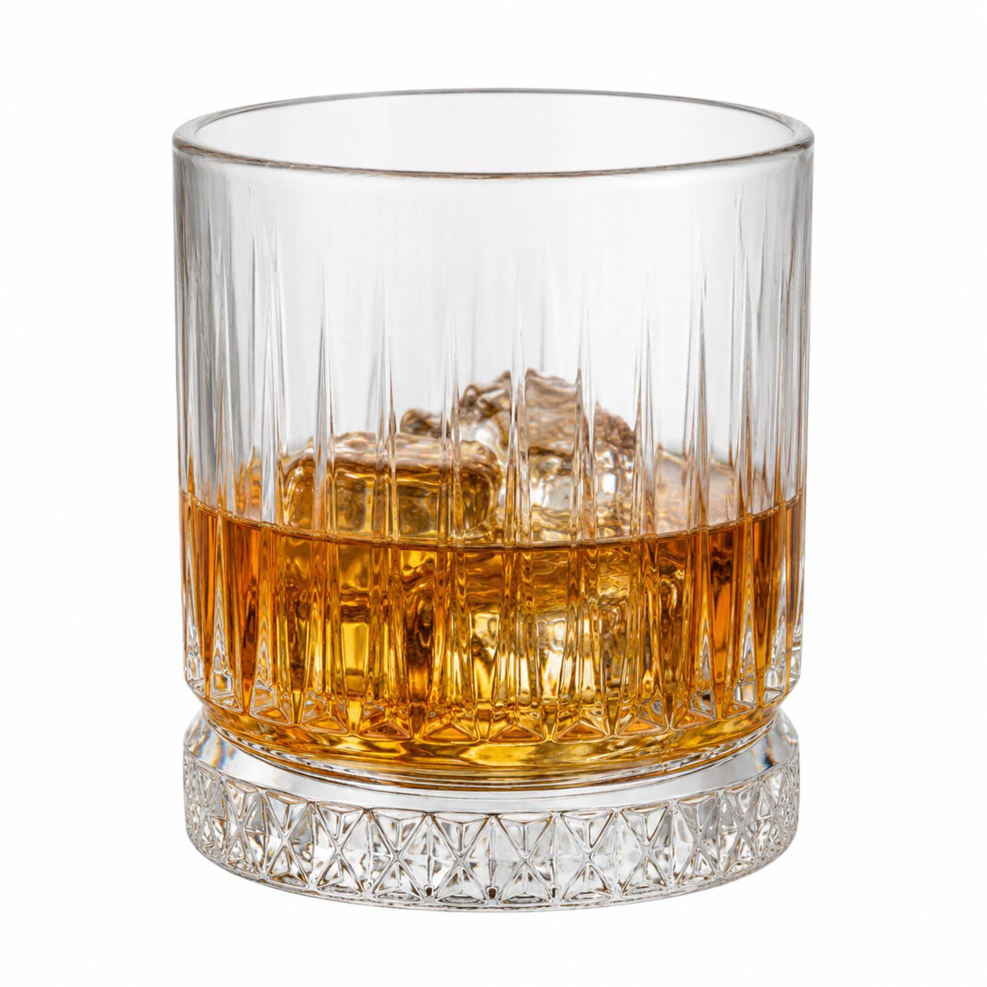 Elysia 12 oz Whiskey Glass - 3 1/4" x 3 1/4" x 3 3/4" - 12 count box