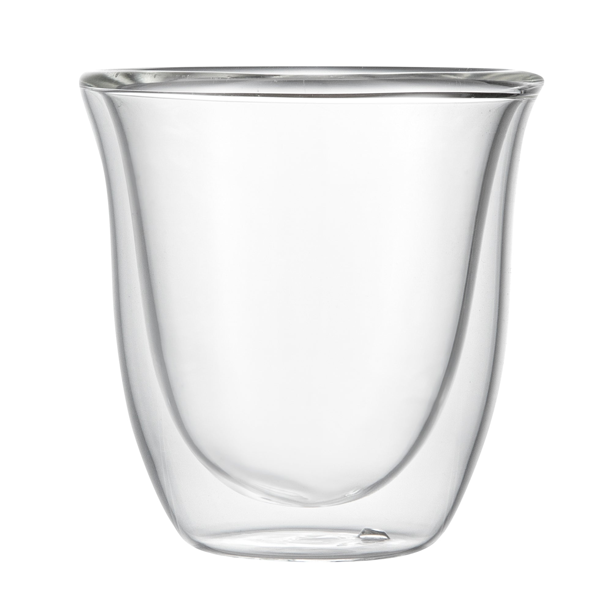 Forma Professional 3 oz Shot Glass / Espresso Cup - Double Wall, Borosilicate - 2 1/2'' x 2 1/2'' x 2 1/2'' - 2 count box