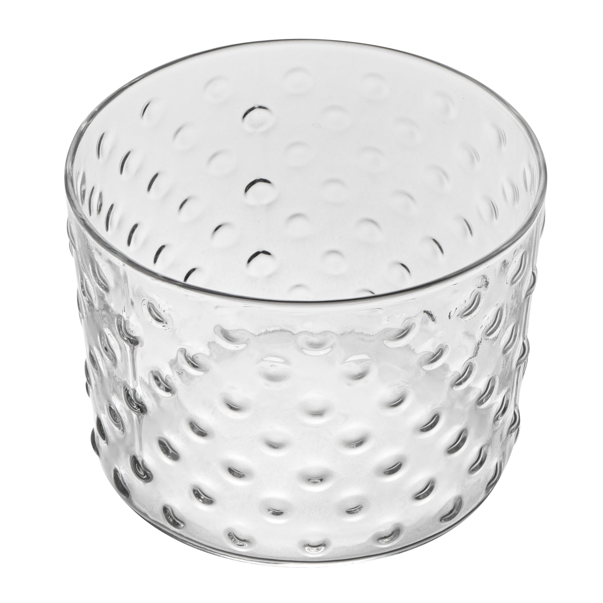 Vetri 8 oz Hobnail Rocks Glass / Tumbler - 3 1/4" x 3 1/4" x 2 1/2" - 6 count box