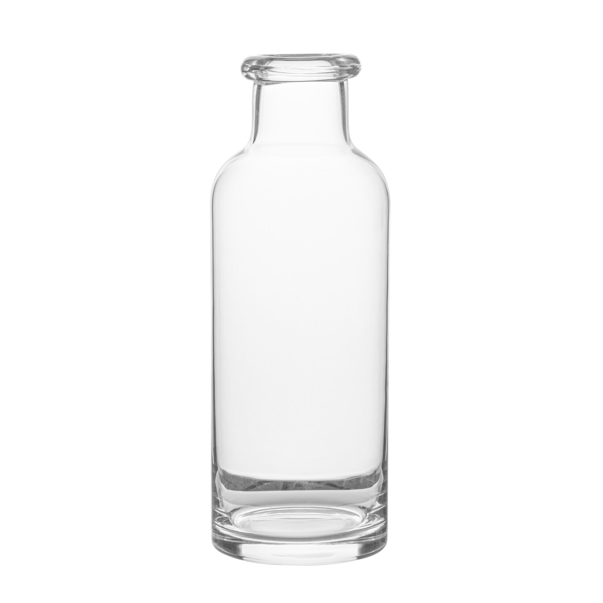 Vetri 40 oz Glass Water Bottle - 3 1/2" x 3 1/2" x 9 3/4" - 6 count box