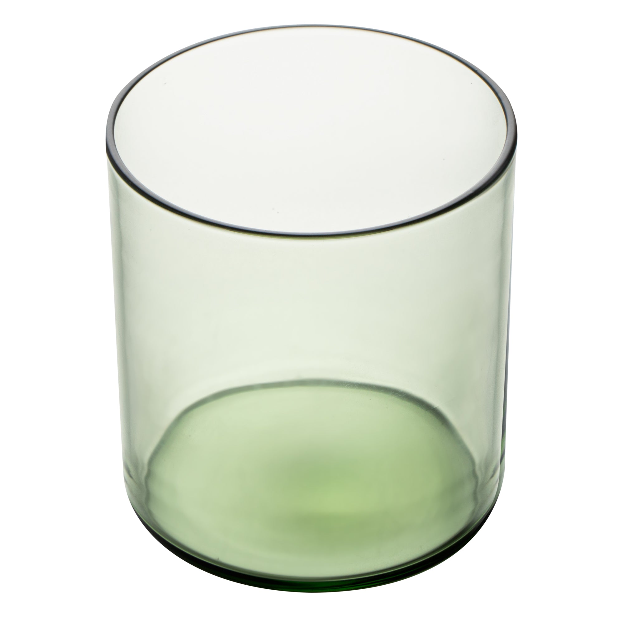Vetri 10 oz Green Rocks / Old Fashioned Glass - 3 1/4" x 3 1/4" x 3 1/2" - 6 count box