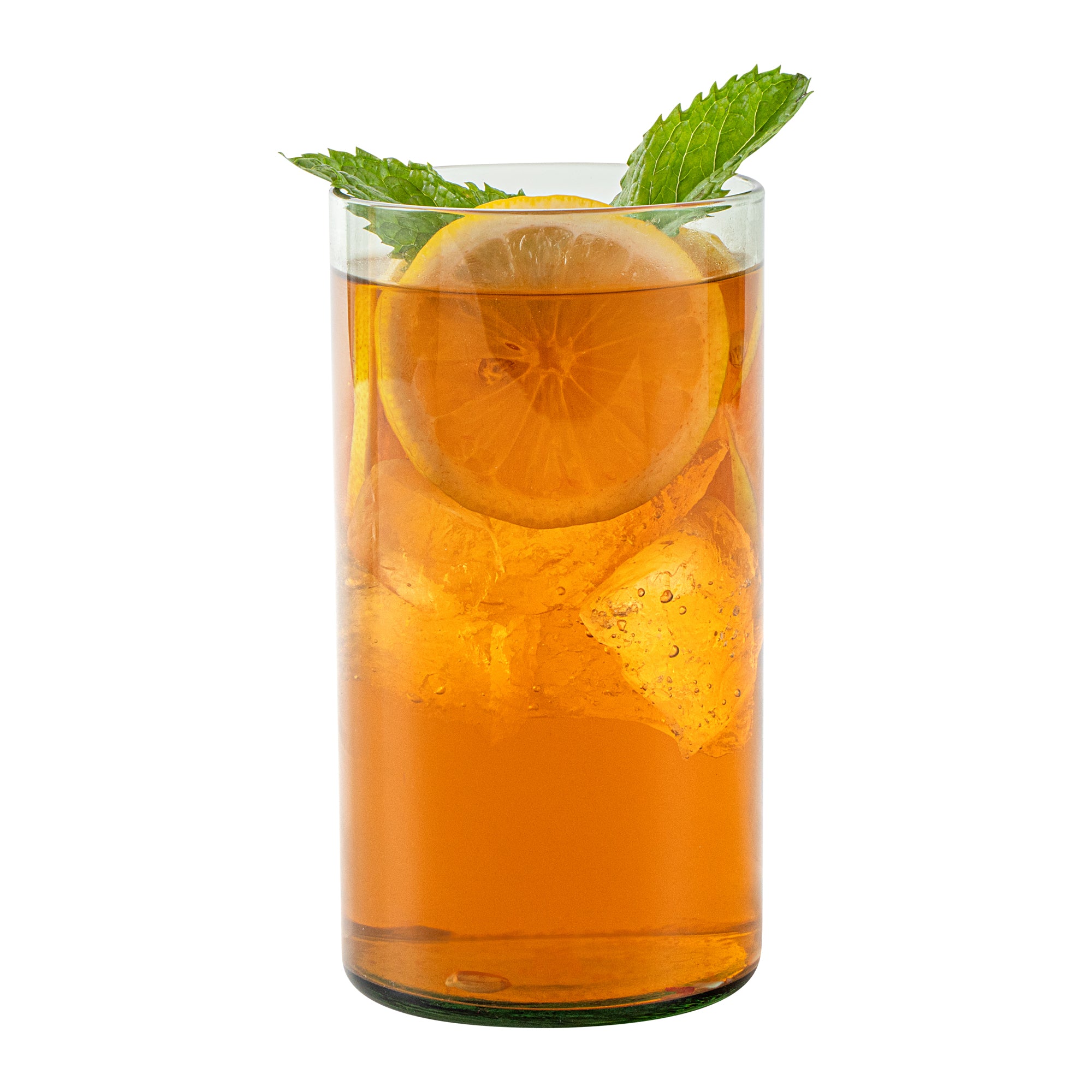 Vetri 16 oz Green Beverage Glass - 3" x 3" x 5 1/2" - 6 count box