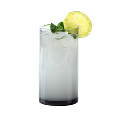 Vetri 16 oz Gray Beverage Glass - 3