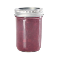 Vetri 8 oz Half-Pint Regular Mouth Glass Canning / Mason Jar - with Silver Metal Lid and Band - 80 count box