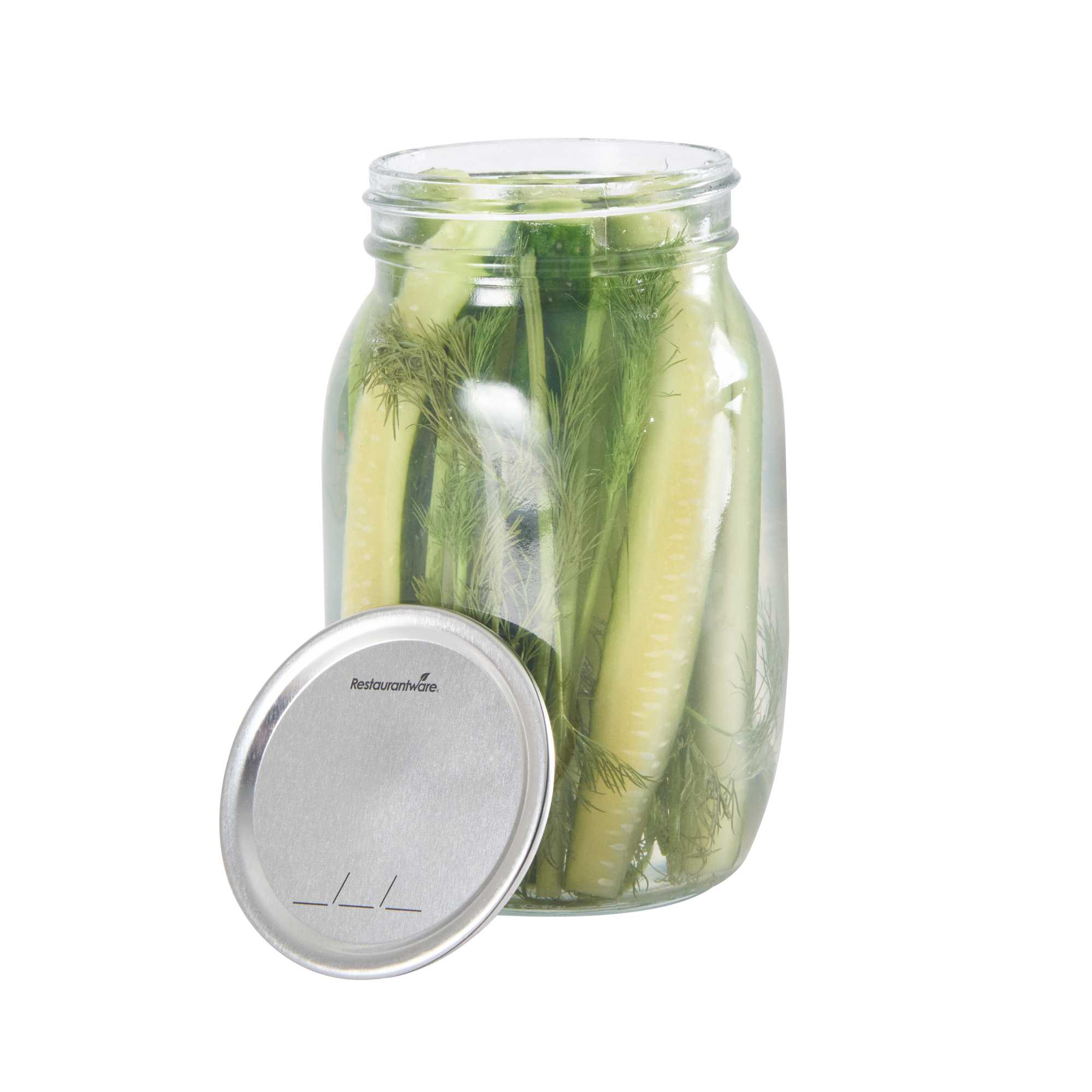 Vetri Wide Mouth Lid - Fits 15 and 36 oz Canning / Mason Jars - 2304 count box
