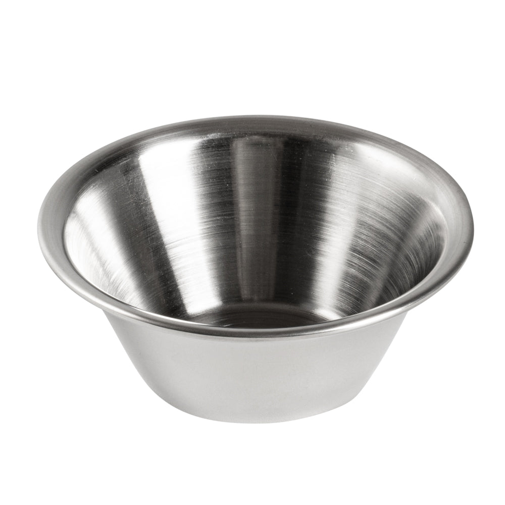 Met Lux 2 oz Stainless Steel Condiment Cup - 2 3/4" x 2 3/4" x 1" - 10 count box