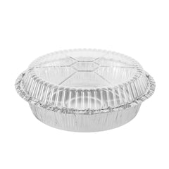 Foil Lux Round Clear Plastic Dome Lid - Fits 7