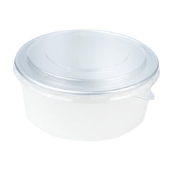 Foil Lux Clear Plastic Take Out Container Lid - Fits 37 and 42 oz - 200 count box