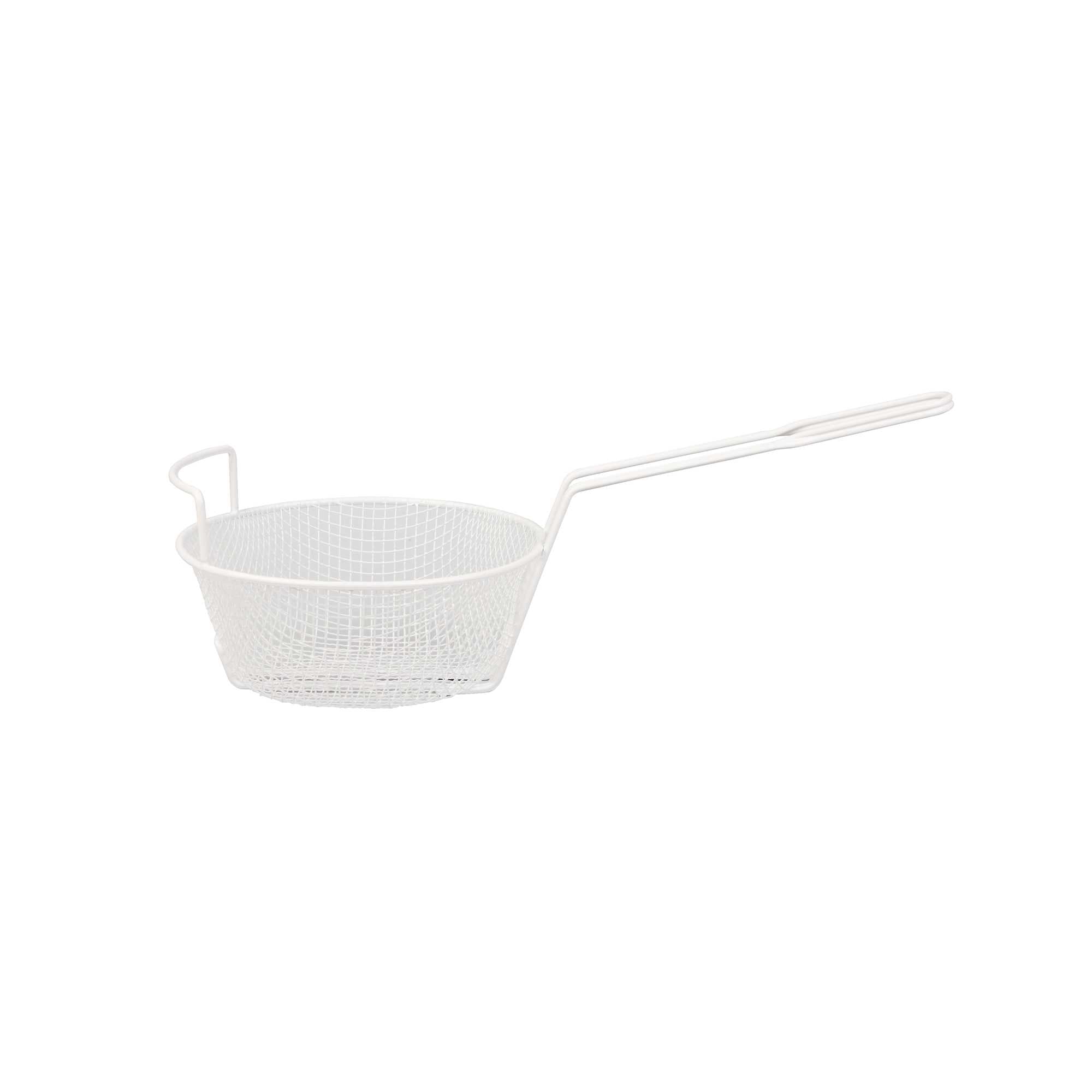 Met Lux Epoxy-Coated Medium Mesh Breading Basket - with Helper Handle - 8" - 1 count box