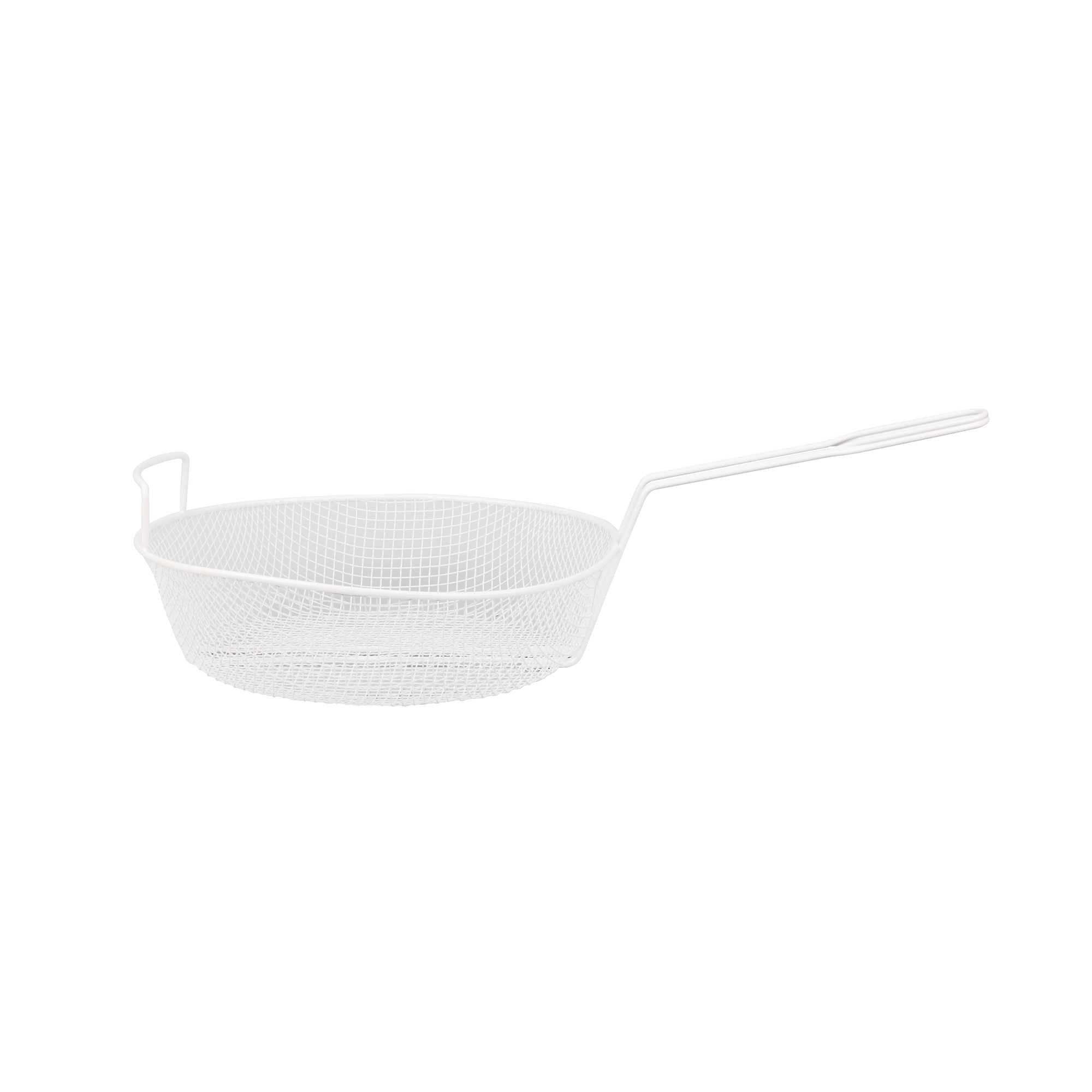 Met Lux Epoxy-Coated Medium Mesh Breading Basket - with Helper Handle - 12" - 1 count box