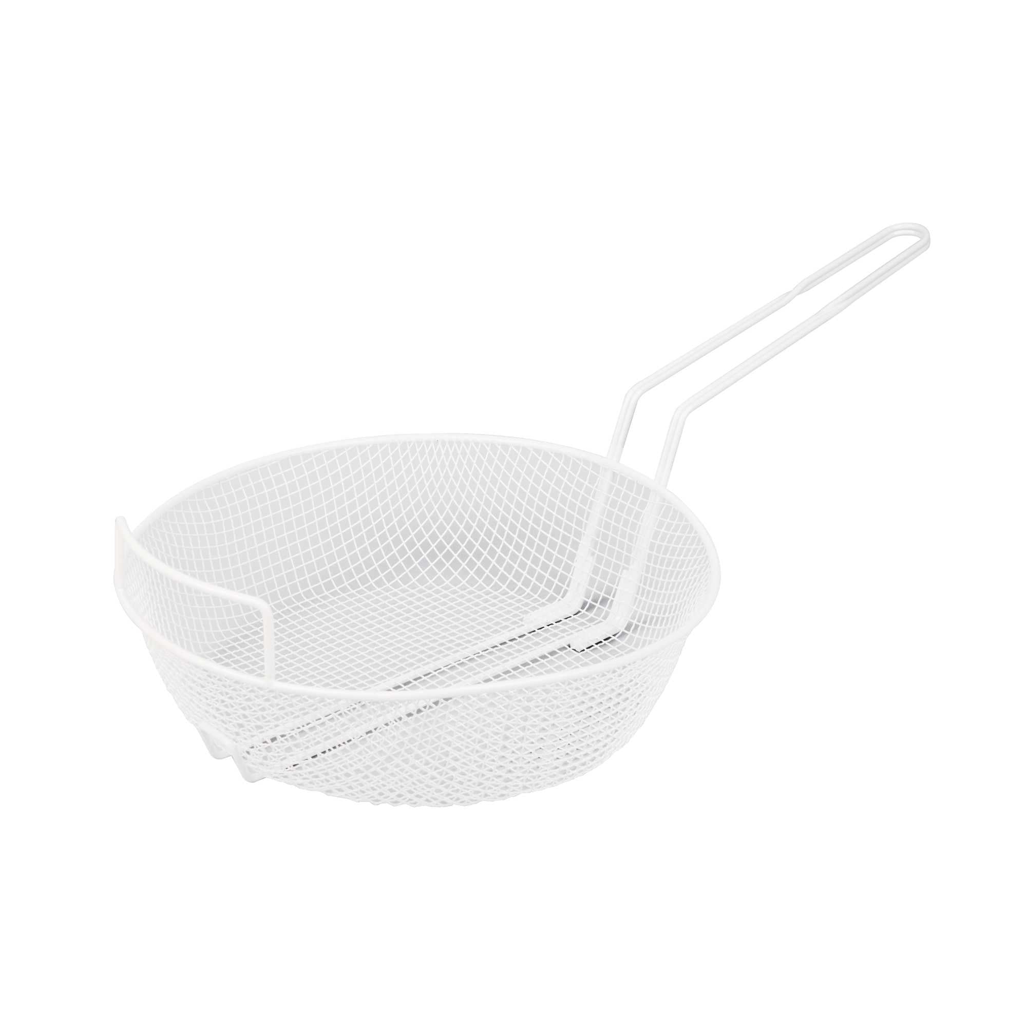 Met Lux Epoxy-Coated Medium Mesh Breading Basket - with Helper Handle - 12" - 1 count box