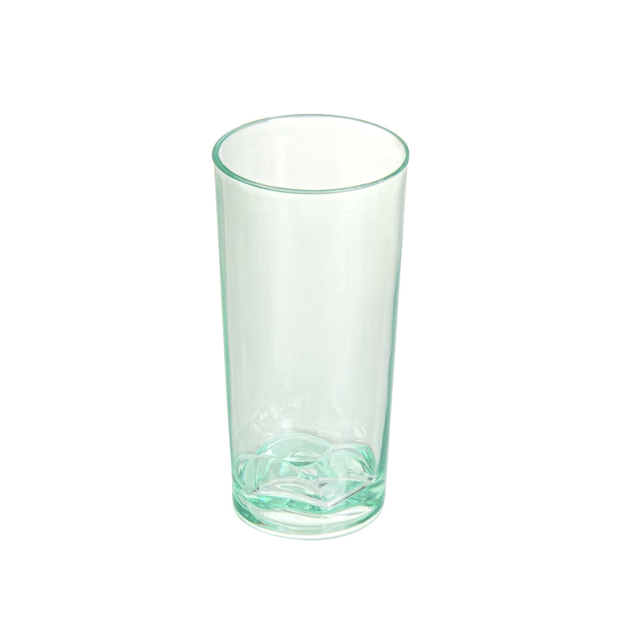 Mini Serve 2 oz Round Seagreen Plastic Cannello Shot Glass - 1 1/2" x 1 1/2" x 3" - 100 count box