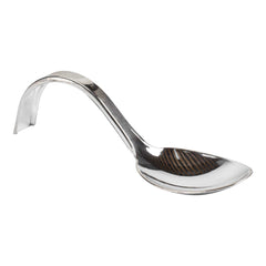 Silver Plastic Curly Tasting Spoon - 4